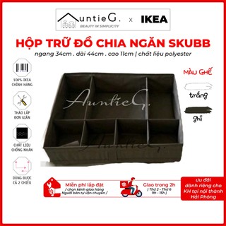Hộp vải chia ngăn Ikea SKUBB 44 x 34 x 11 cm
