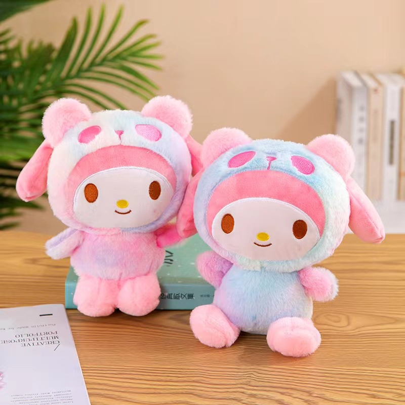 Thú bông gấu bông Sanrio Melody Pochacco Kuromi Cinnamonrolls lông mịn - 23cm