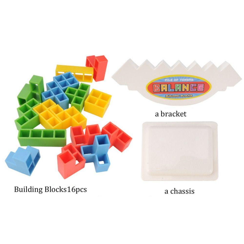 AARON1 Đồ Chơi Khối Xếp Hình Cân Bằng Phát Triển Trí Thông Minh 3D