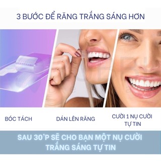 Miếng dán trắng răng 3D WHITE TEETH WHITENING STRIPS