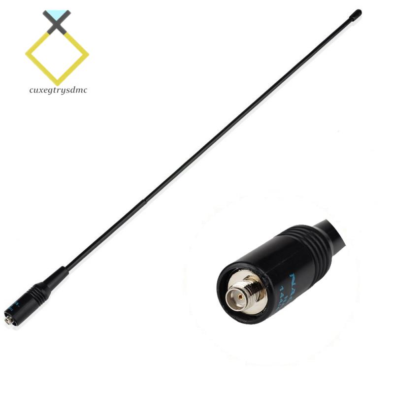 Ăng Ten Nagoya NA-771 Băng Tần Kép 144 / 430 MHz UV SMA Cho Radio Cầm Tay Bao Feng UV-5 R KG-UVD 1 P WOUXUN Kenwood Linton Wei PUXING