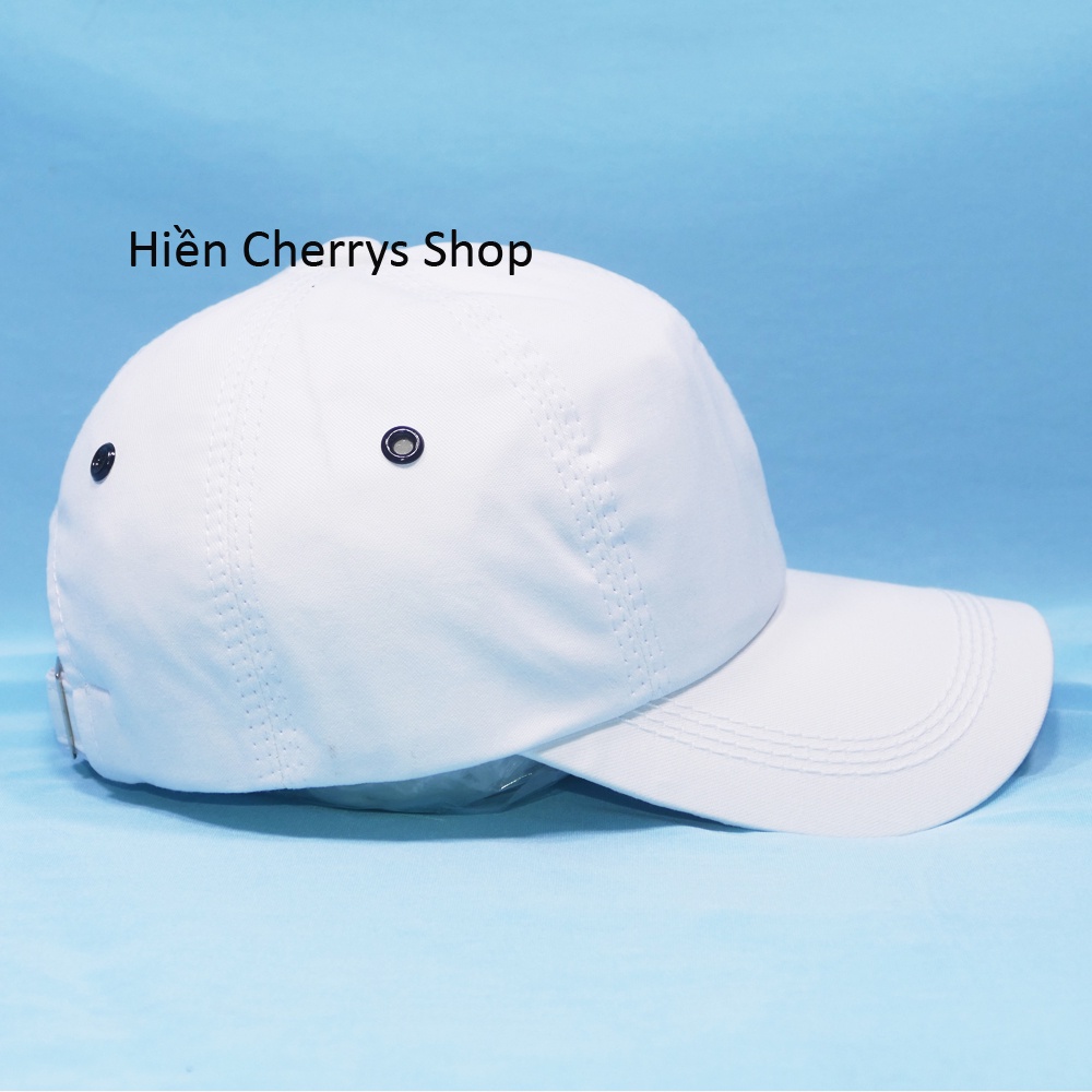 Mũ lưỡi trai, Nón kết mặt da AD đẹp - Chất liệu vải Kaki thoáng mát phù hợp cả nam và nữ.