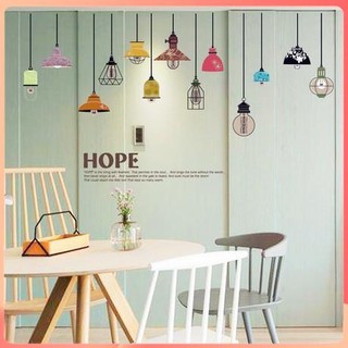 Decal Dán Tường Trang Trí, Decal hình Đèn