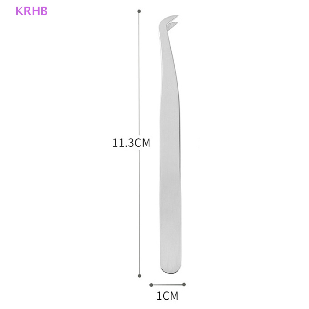 Nhíp Gắn Mi Giả Bằng Thép Không Gỉ Chuyên Nghiệp KRHB Mới