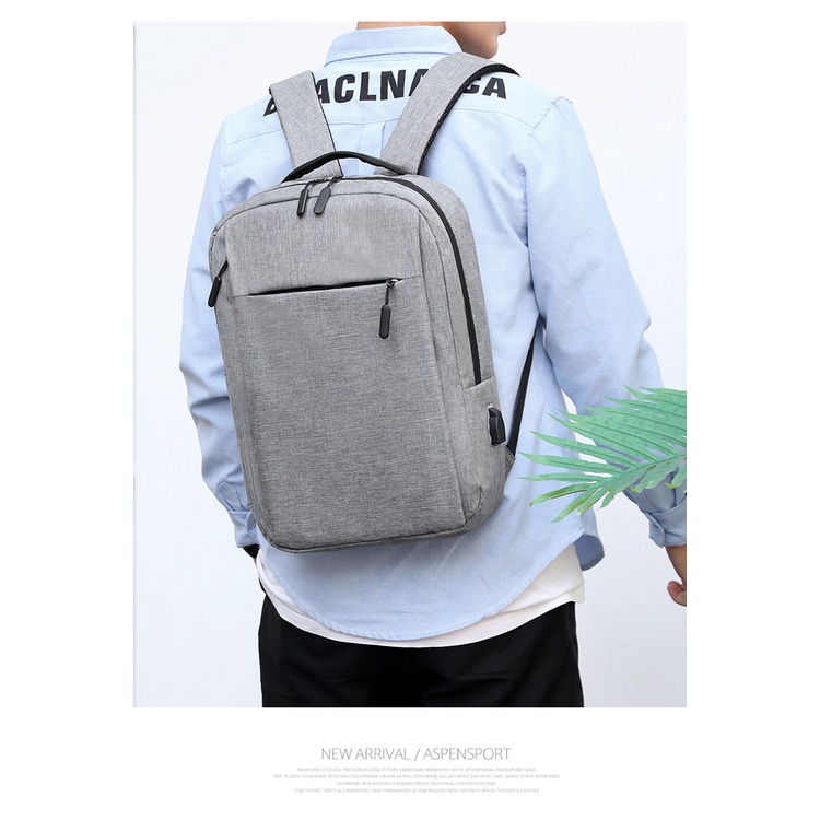 Balo laptop nam nữ Hàn quốc thời trang dày dặn chống thấm nước để được laptop 14in BEE GEE 54356