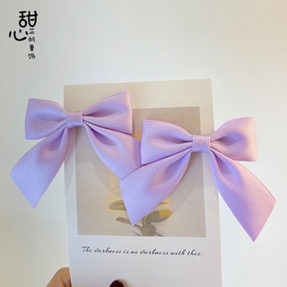 Kẹp Tóc Nơ Lụa Nhiều Màu Xinh Xắn