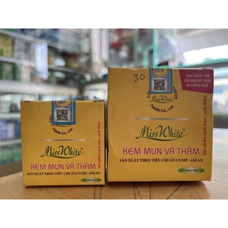 ✅ Kem Mụn Thâm MissWhite /Kem Nghệ Miss white thâm và mụn a