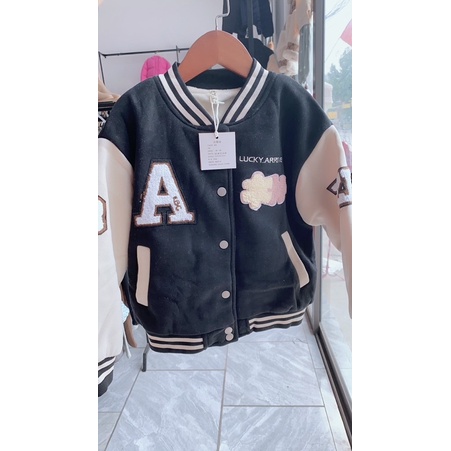 áo khoác nỉ bông dáng bomber cho bé siêu đẹp