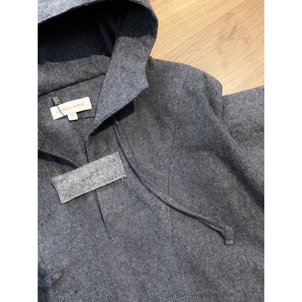 Áo hoodie unisex vải thô cào bông