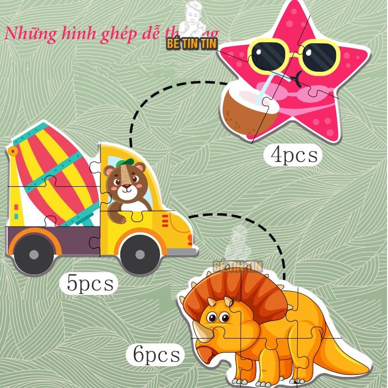 Đồ chơi xếp hình hộp trẻ em bằng gỗ giáo dục sớm nhận thức câu đố câu đố động vật vận chuyển rau và hạt trái cây