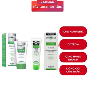 Gel rửa mặt/ kem dưỡng ngừa mụn Dermacos Anti-acne Farmona