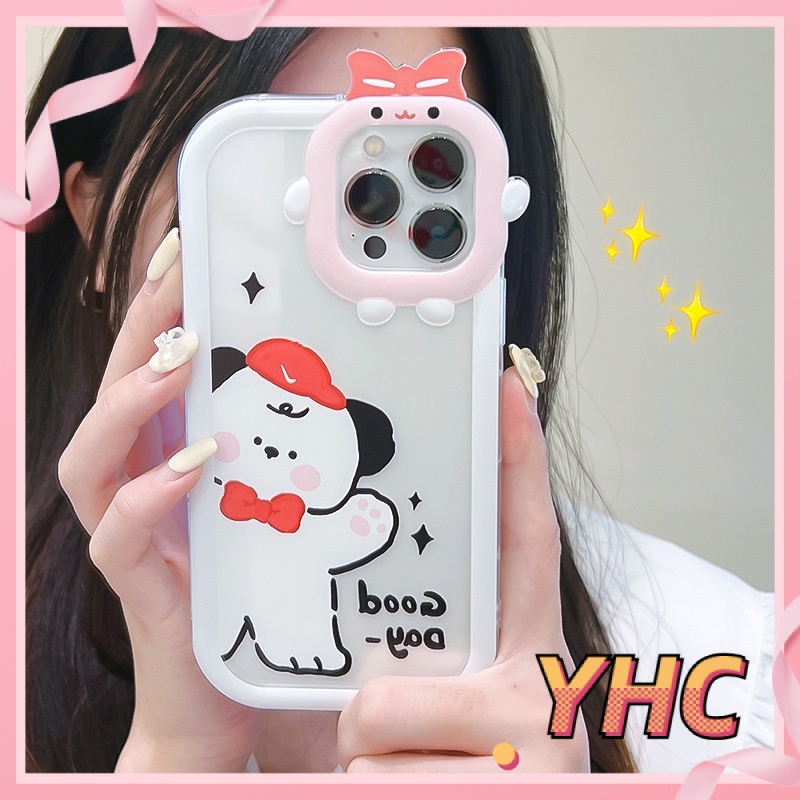 Ốp lưng Ống kính quái vật nhỏ nơ phim hoạt hình dễ thương iPhone 6 / 6S / 6splus / se / 7 / 7plus / 8 / 8plus / X / xs / xsmax / 11 / 12 / 13 / 14 / Plus / Pro /pro max-6005