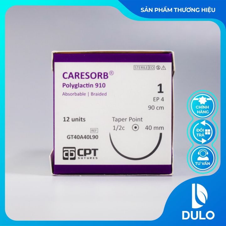 Chỉ phẫu thuật Caresorb 1/0 (01 sợi)