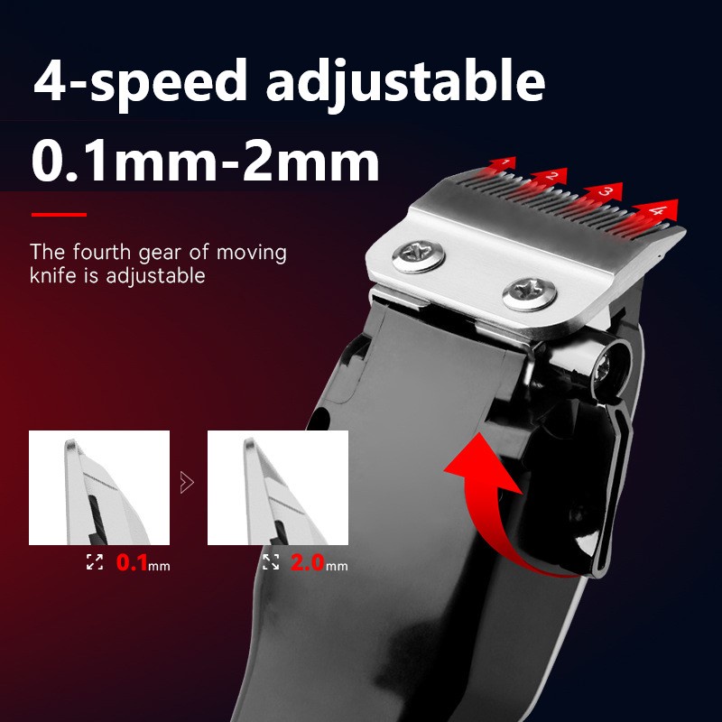 Tông Đơ Cắt Tóc Chuyên Nghiệp Kemei Không Dây Cho Nam