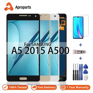 Màn hình dành cho samsung galaxy a5 a500 a500h a500f 2015 màn hình hiển thị lcd bộ số hóa cảm ứng thay thế