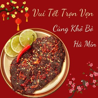 Khô bò miếng mềm 1kg loại đặc biệt làm 100% từ lõi thăn bò chất lượng không chất bảo quản hà min