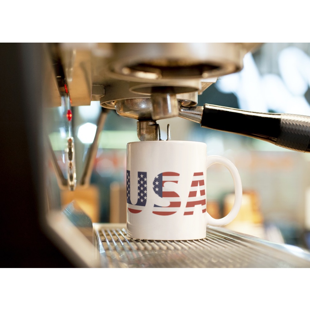Cốc in hình cờ Mỹ United States cốc uống nước, cốc làm quà tặng
