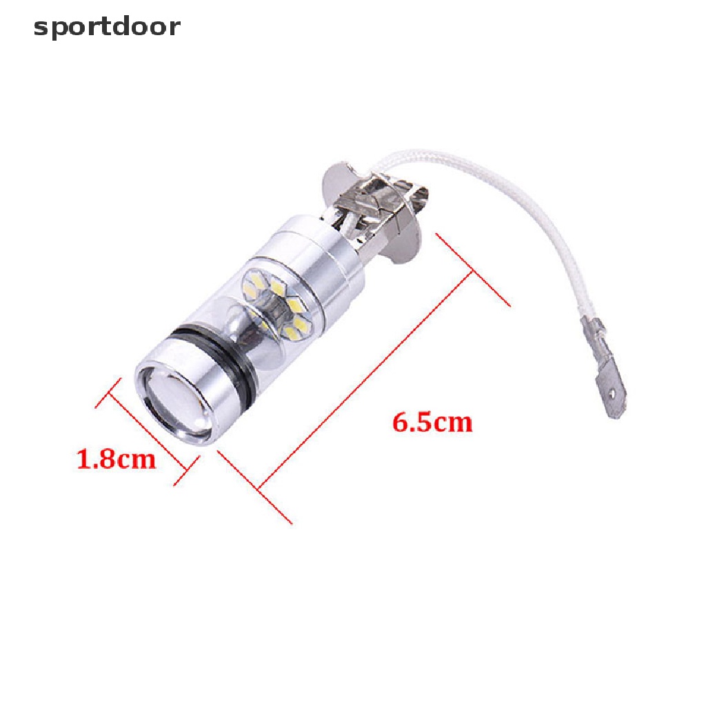 Bóng Đèn LED 100W H3 12 / 24V Phá Sương Mù Chuyên Dụng Cho Xe Hơi