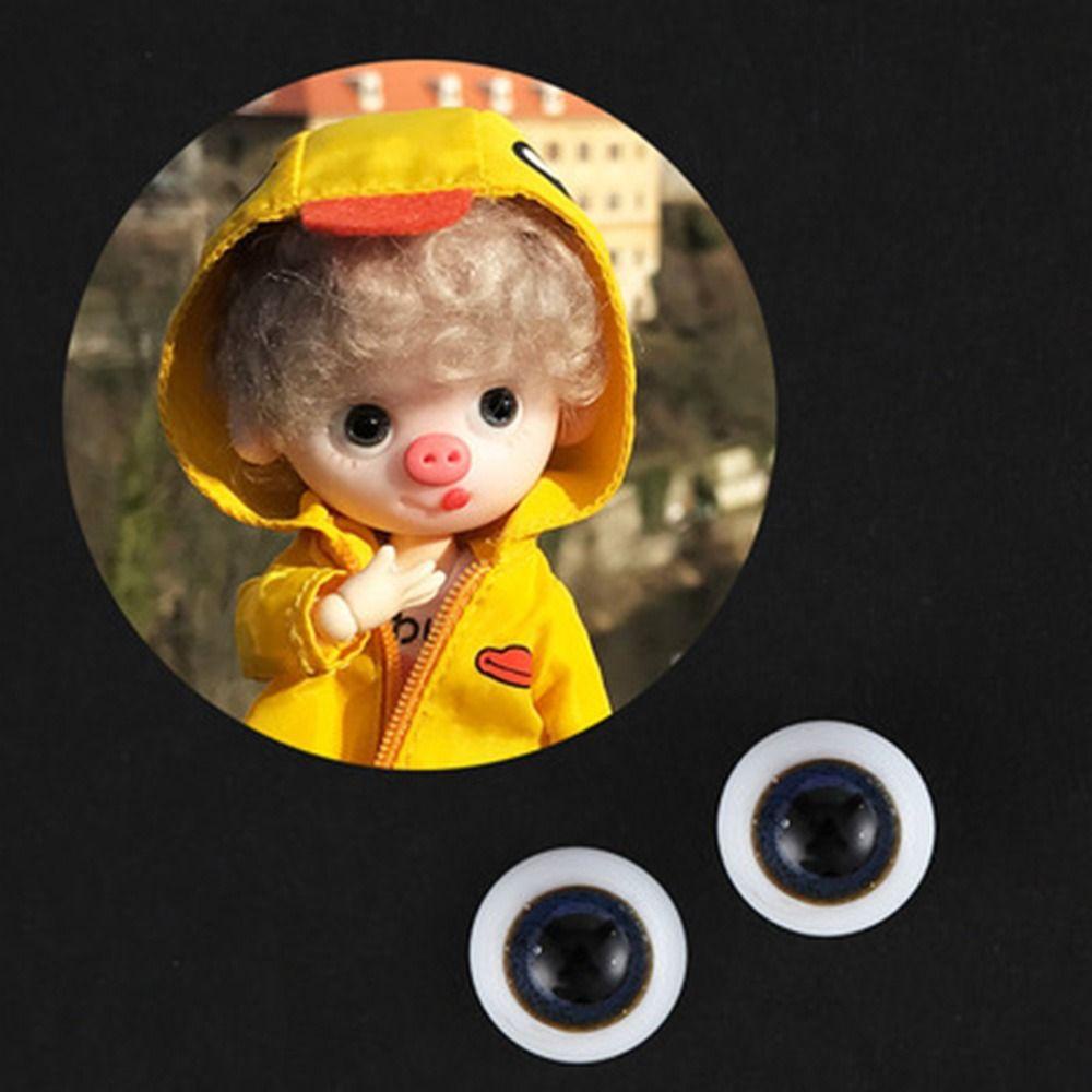 RAINBOW 1 Cặp Mắt Acrylic 8mm / 10mm Cho Búp Bê BJD / OB11