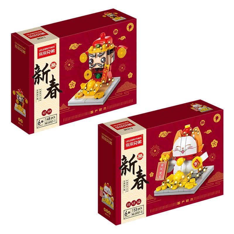 Bộ Đồ Chơi Lắp Ráp Lego Hình Chú Mèo May Mắn Thần Tài Độc Đáo