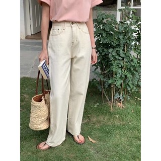 Quần jeans suông trơn 11122 CHERRY COCO