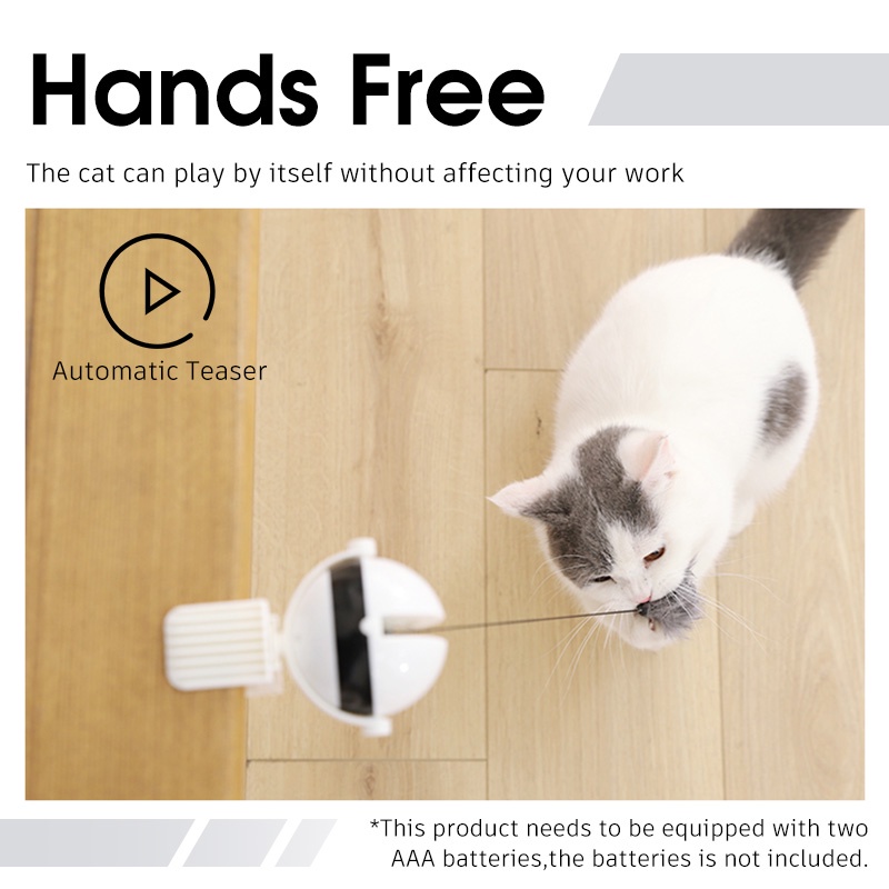 HamshMoc Đồ Chơi Bóng Nâng Tự Động Tương Tác Với Mèo Cưng