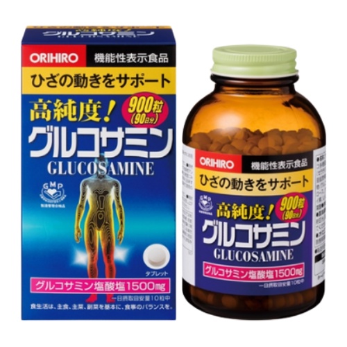 Viên uống bổ sung Glucosamine Orihiro nhật bản giảm đau xương khớp 900 viên