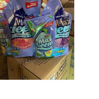 Nước giặt xả Maxkleen 2.4kg tặng lau sàn 600g