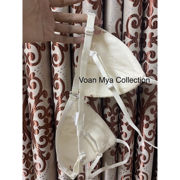 Set Cherry Nội y thiết kế Voan Mya, áo bra mút mỏng, không gọng Voanmya | BigBuy360 - bigbuy360.vn