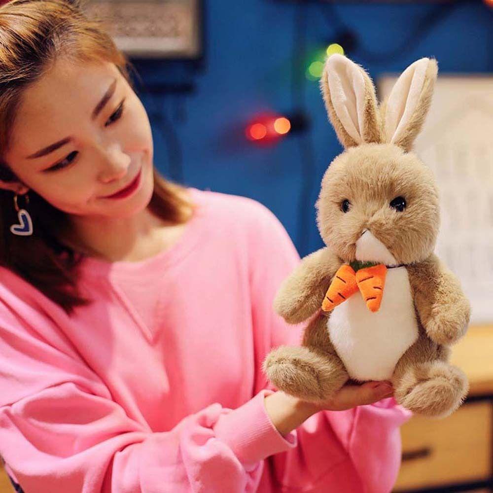 Thỏ Nhồi Bông Mềm Mại Trang Trí Nhà Cửa