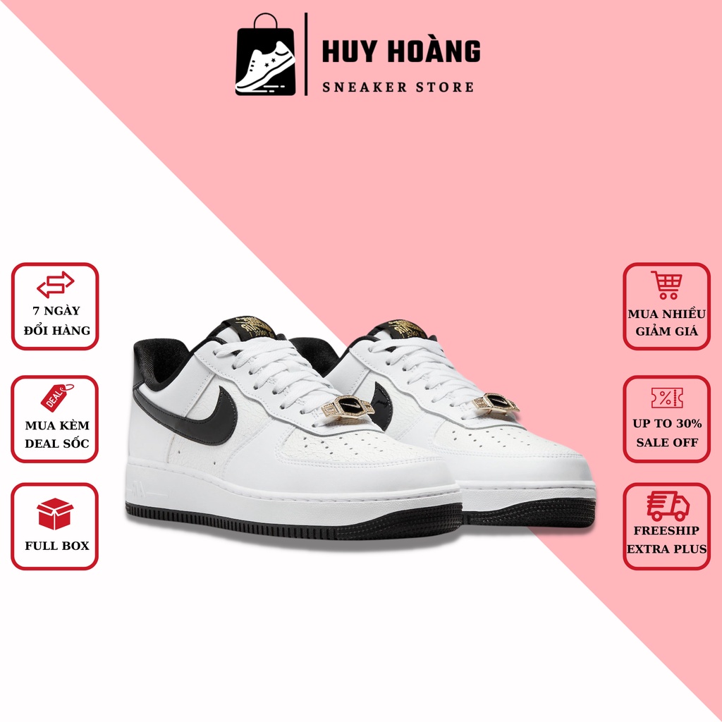 Giày Thể Thao Nam Nữ 𝗡𝗶𝗸𝗲 𝗔𝗶𝗿 𝗙𝗼𝗿𝗰𝗲 𝟭 - Giày Sneaker 𝐀𝐅𝟏 Vàng Đen Nam Nữ Cổ Thấp Cao Cấp Full Box