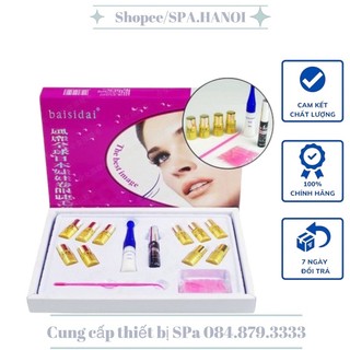 Bộ Thuốc Uốn Mi Phủ Đen Collagen 6D BAISIDAI