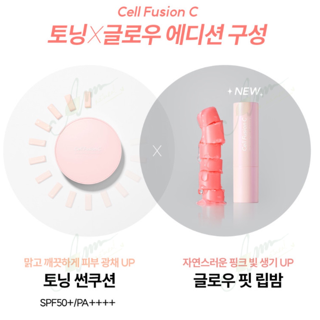 Set Toning Glow Cushion Cell Fusion
