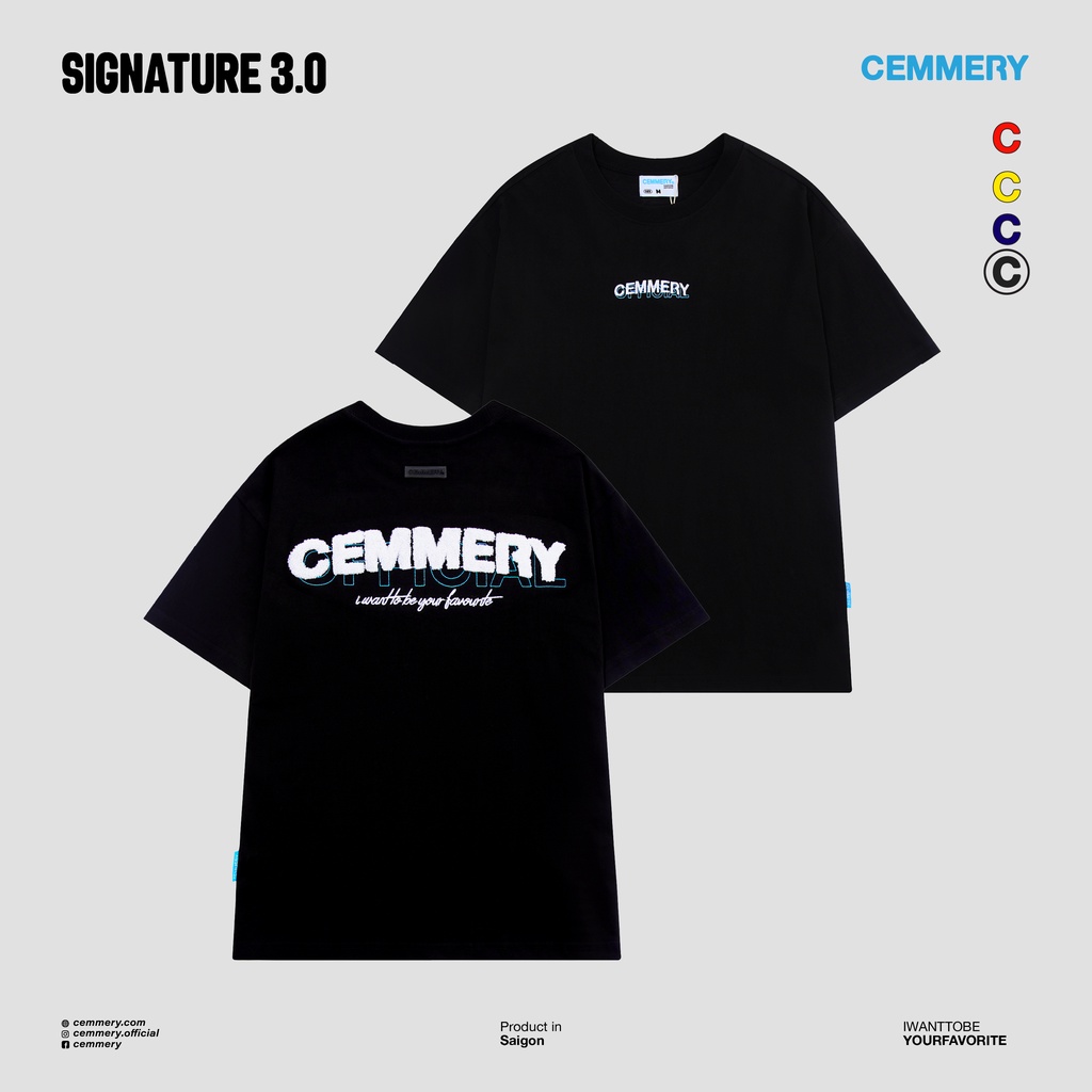 Áo Thun LocalBrand Cemmery "SIGNATURE TEE 3.0" # 4 Color