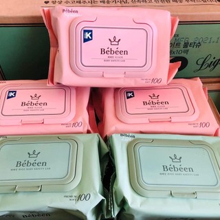 Khăn ướt bebeen hàn quốc 100 tờ