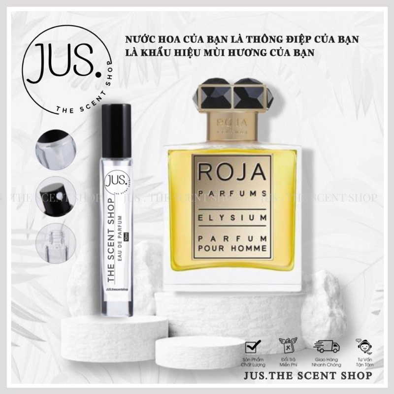 Nước hoa  𝐑𝐨𝐣𝐚 𝐏𝐚𝐫𝐟𝐮𝐦𝐬 𝐄𝐥𝐲𝐬𝐢𝐮𝐦 𝐏𝐚𝐫𝐟𝐮𝐦 𝐏𝐨𝐮𝐫 𝐇𝐨𝐦𝐦𝐞 (2ml-5ml