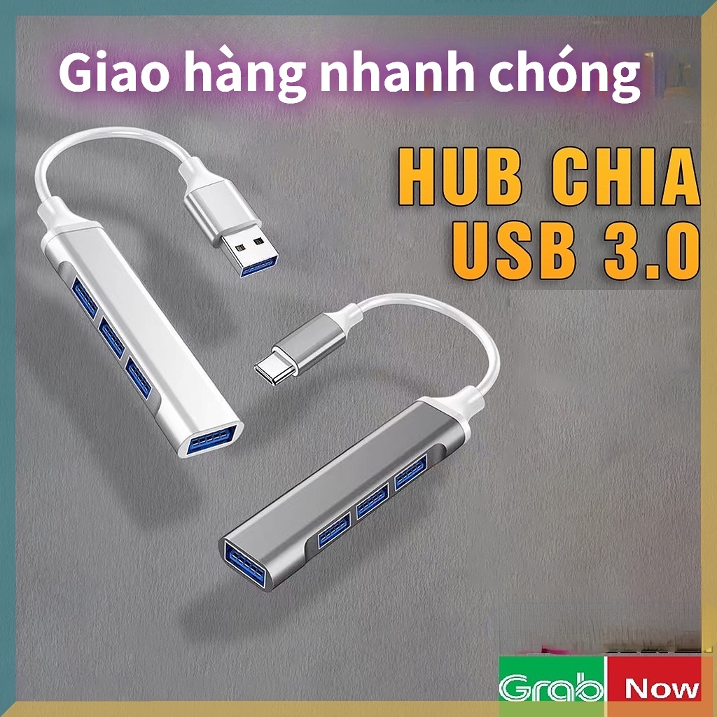Bộ chia cổng Hub USB và Hub TYPE C BH6T[Giao hàng nhanh]