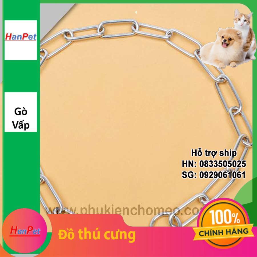 Hanpet.GV- 753- Vòng cổ chó bằng inox (Size nhỏ : 3.0 x 54cm) (- 4711889)