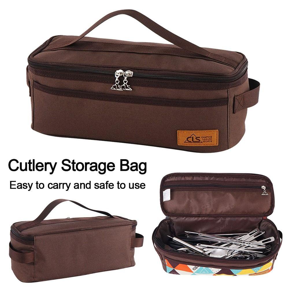 MUVAKO Túi Đựng Dụng Cụ Ăn Uống Thiết Kế Nhỏ Gọn Tiện Dụng Mang Theo Du Lịch Cắm Trại
