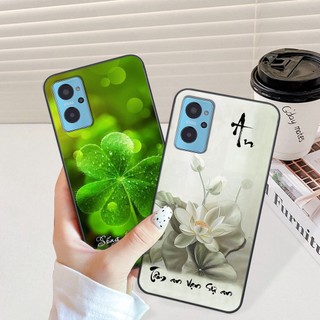 Ốp lưng Oppo Realme 9 - Realme 9i - Realme 9 Pro 5G - Realme 9 Pro+ 5G in hình chữ thư pháp tâm an, tài lộc đầy ý nghĩa
