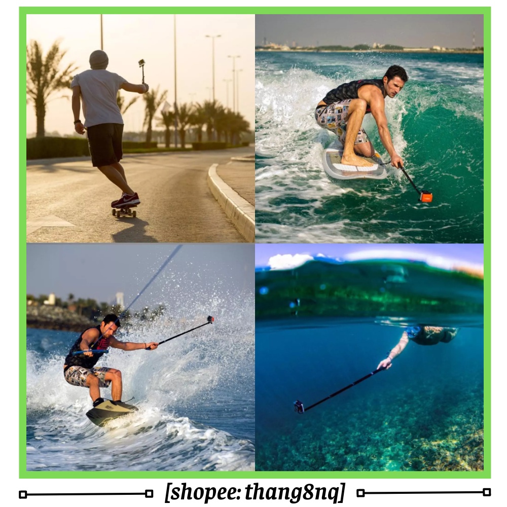 Gậy tự sướng cầm tay gopro, action cam