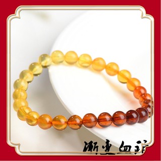 Vòng tay chuỗi hạt hổ phách tự nhiên pha lê hổ phách