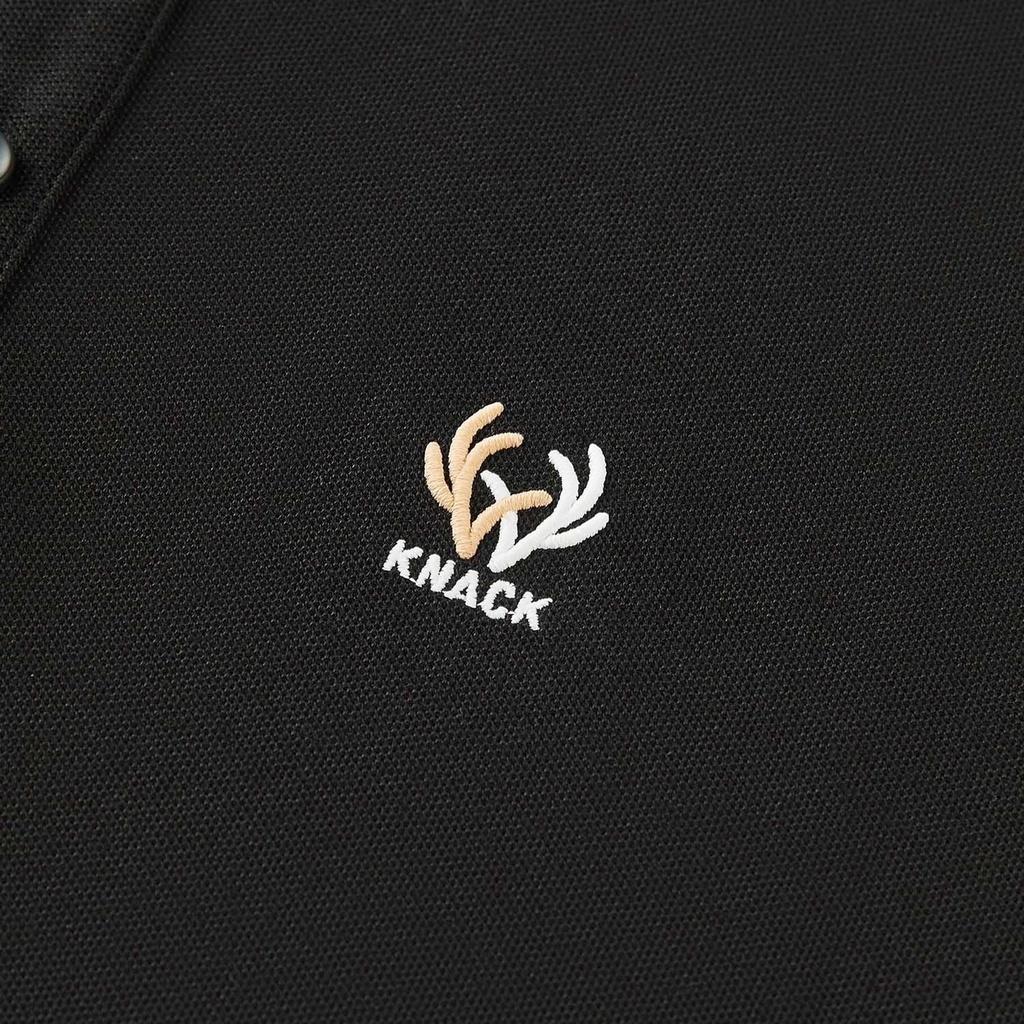 HLA - Áo Polo nam in logo viền cổ Neckline deer head embroidered short-sleeved Polo Shirt