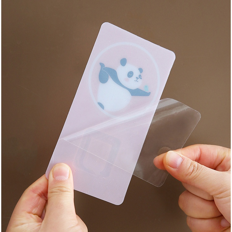 Miếng Dính Treo Chổi Hoạt Hình Decor - Móc Treo Kẹp Giữ Chổi Cọ Dán Tường, Treo Cây Lau Nhà