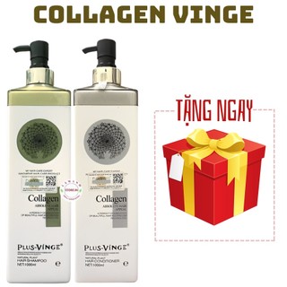 Combo chăm sóc tóc collagen vinge 1000ml