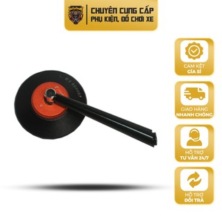 Gương kính chiếu hậu rizoma tròn cao cấp chất liệu nhôm cnc nguyên khối phù hợp mọi dòng xe máy
