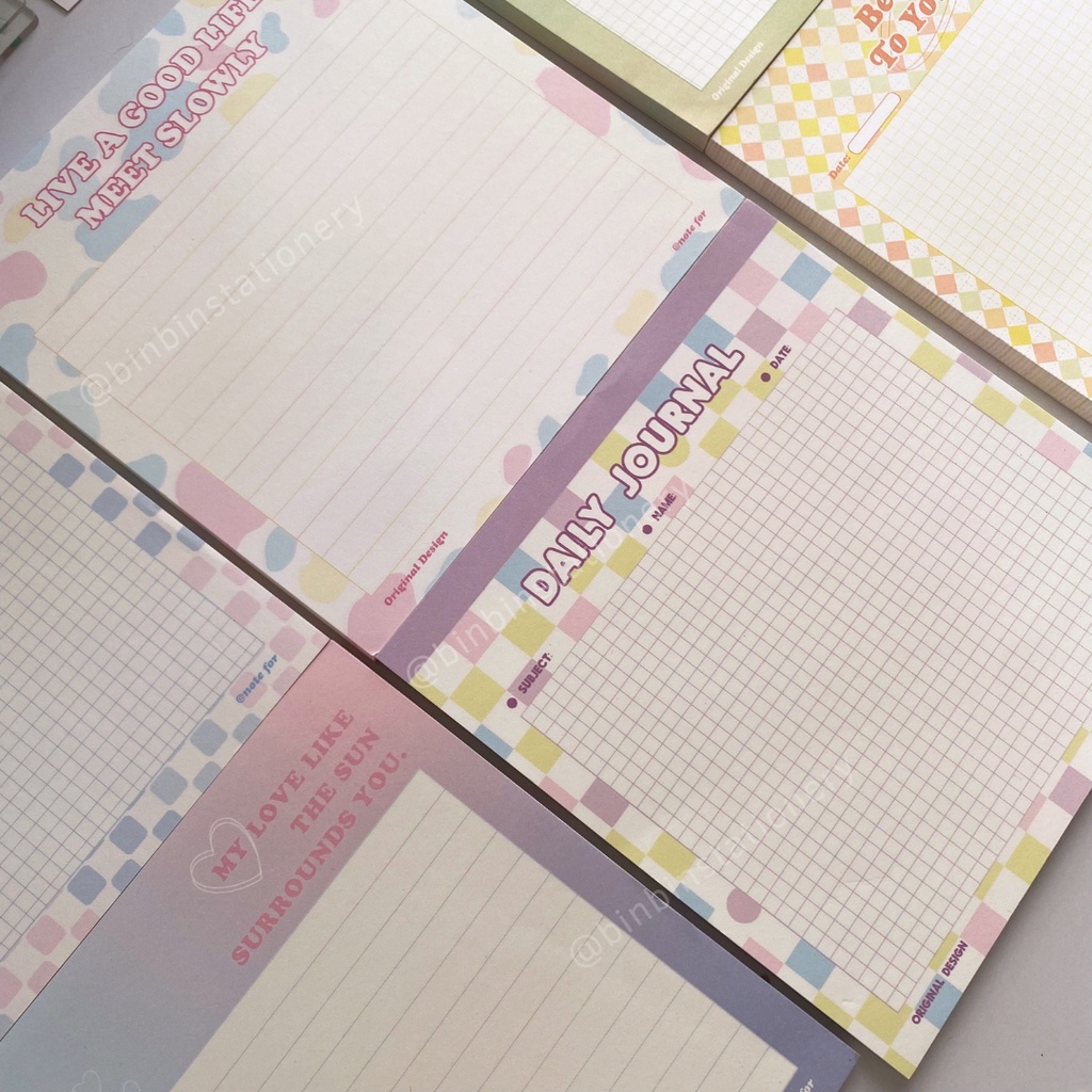 Giấy ghi chú Note For size trung học từ vựng, ghi chú nhỏ gọn GN01