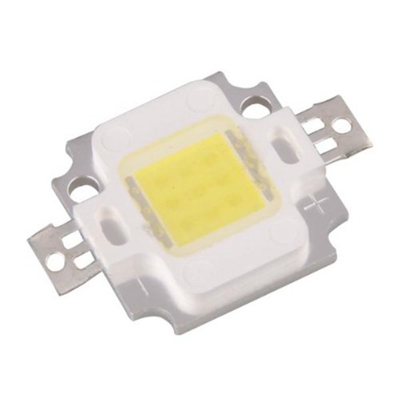Set 5 Đèn LED Ánh Sáng Trắng Tự Nhiên 10W 20000K 9-12V 900LM