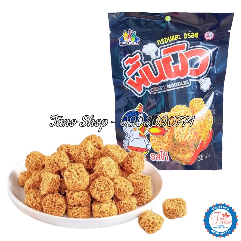 Snack mì viên gà cay Thái Lan, ăn vặt ngon rẻ Sài Gòn