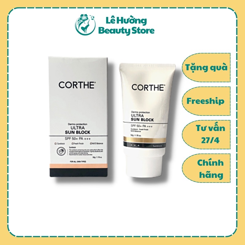 [chính hãng] Kem Chống Nắng Corthe (Dermoessential Ultra Light Sunblock)